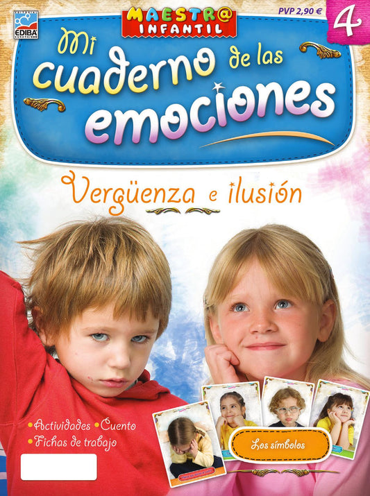 Mi Cuaderno de las Emociones Nº 4 Vergüenza e Ilusión