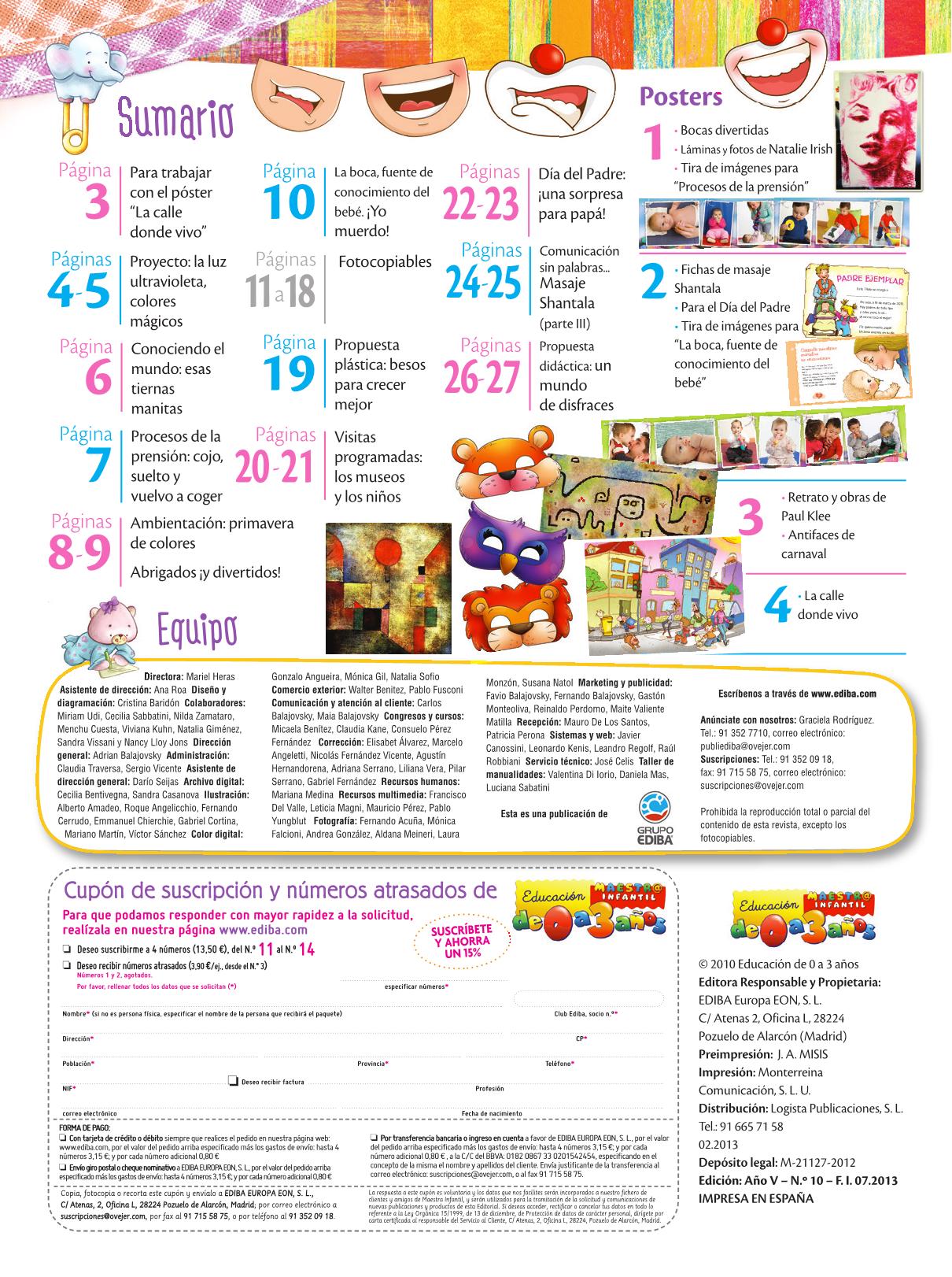 Educación de 0 a 3 años Nº 10