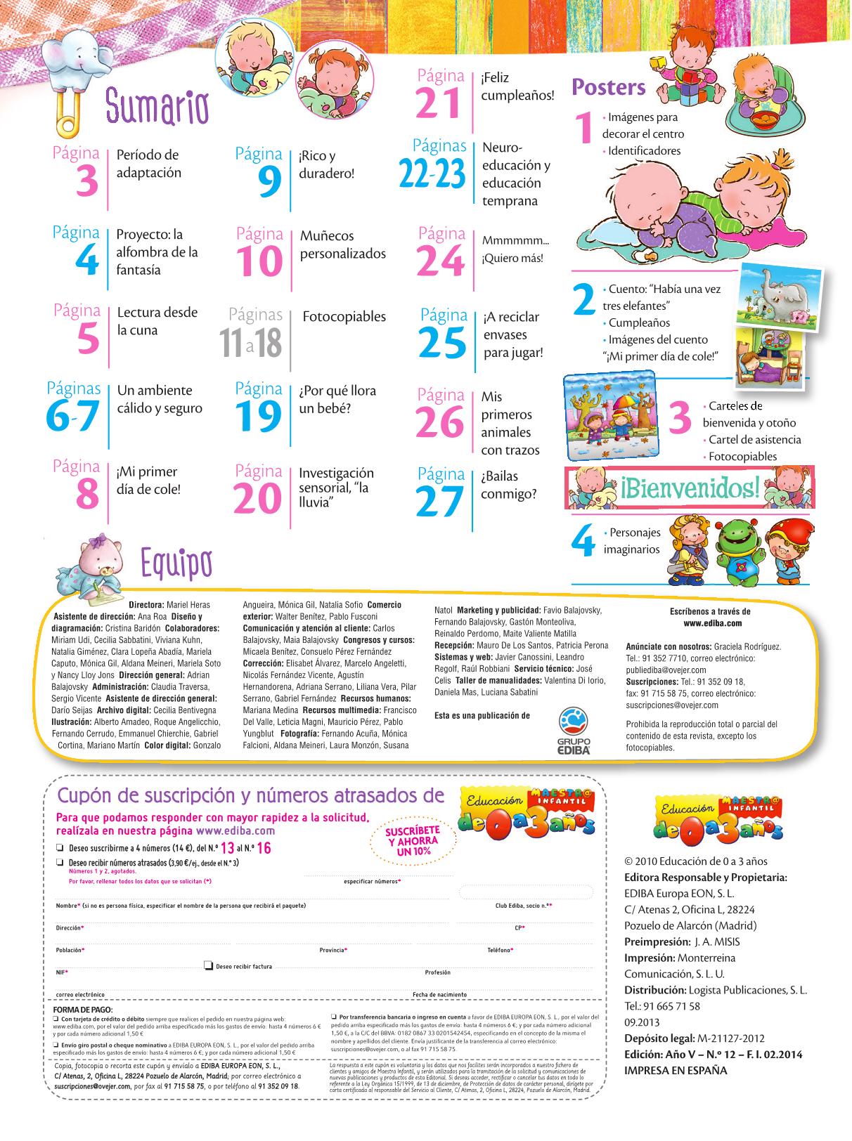 Educación de 0 a 3 años Nº 12