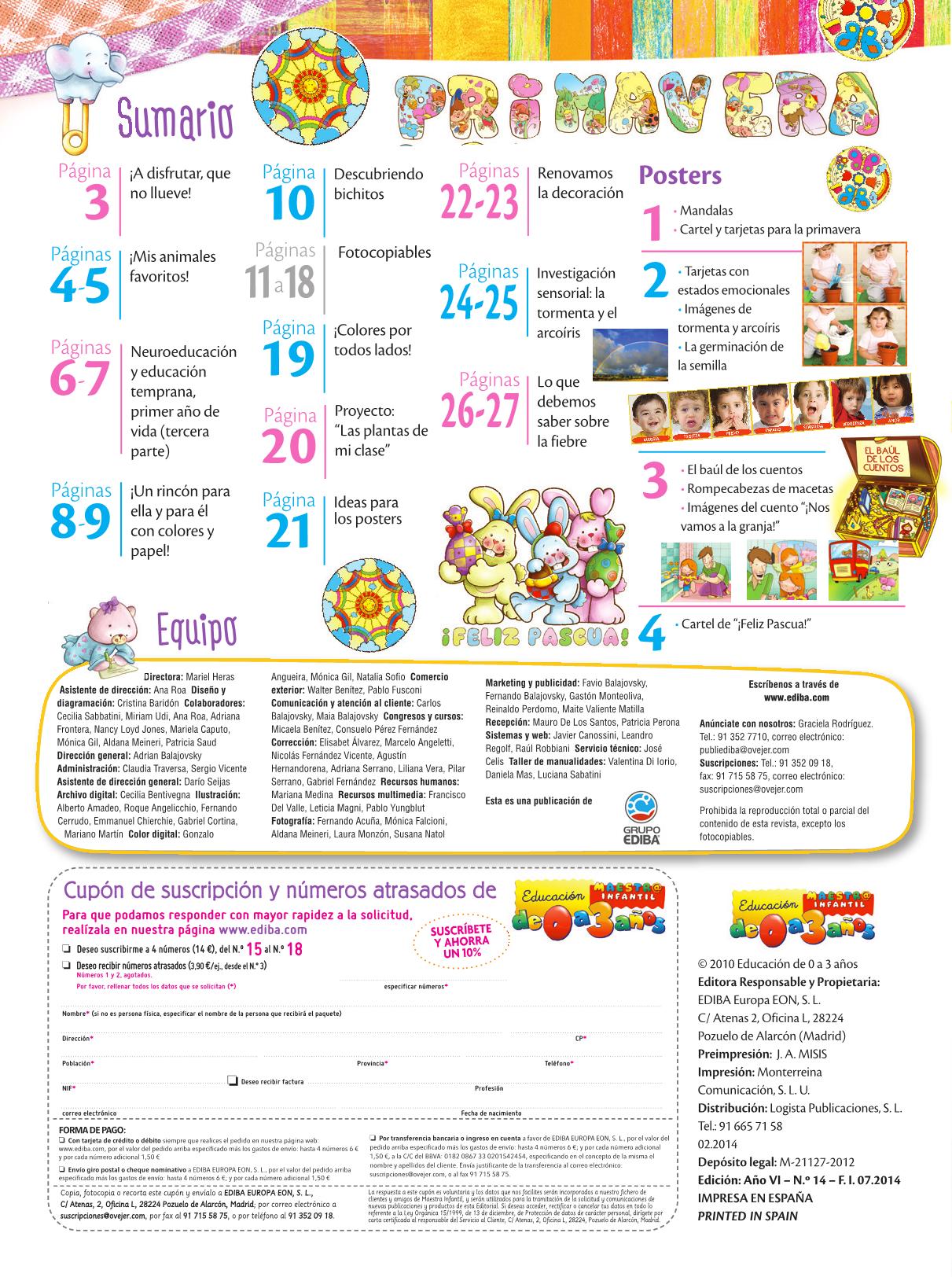 Educación de 0 a 3 años Nº 14