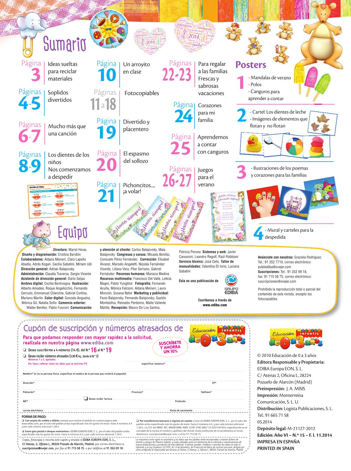 Educación de 0 a 3 años Nº 15