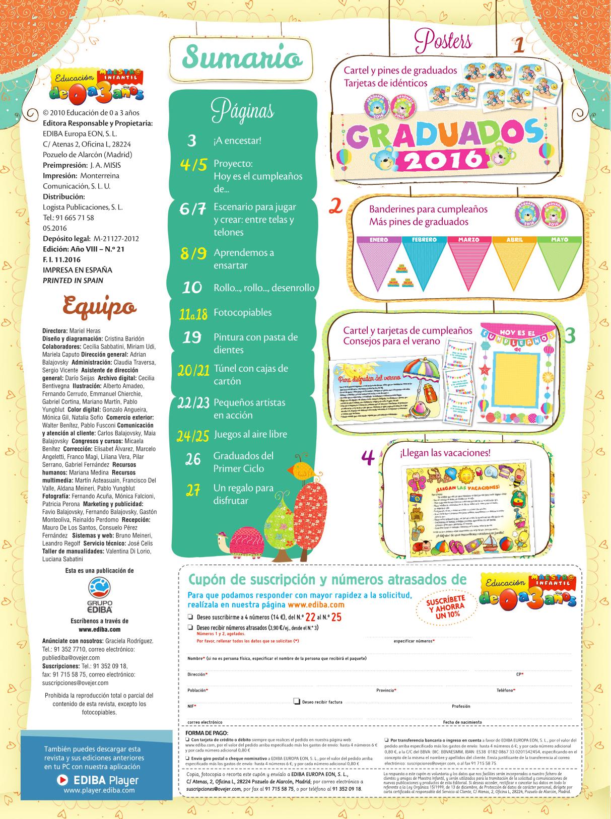 Educación de 0 a 3 años Nº 21