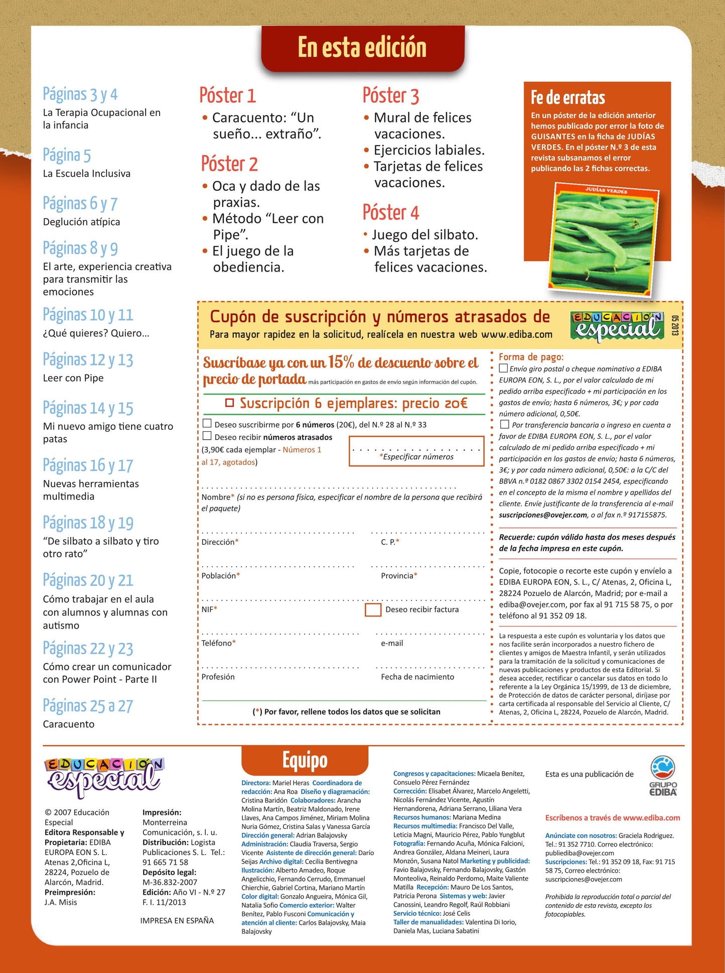 Educación Especial Nº 27