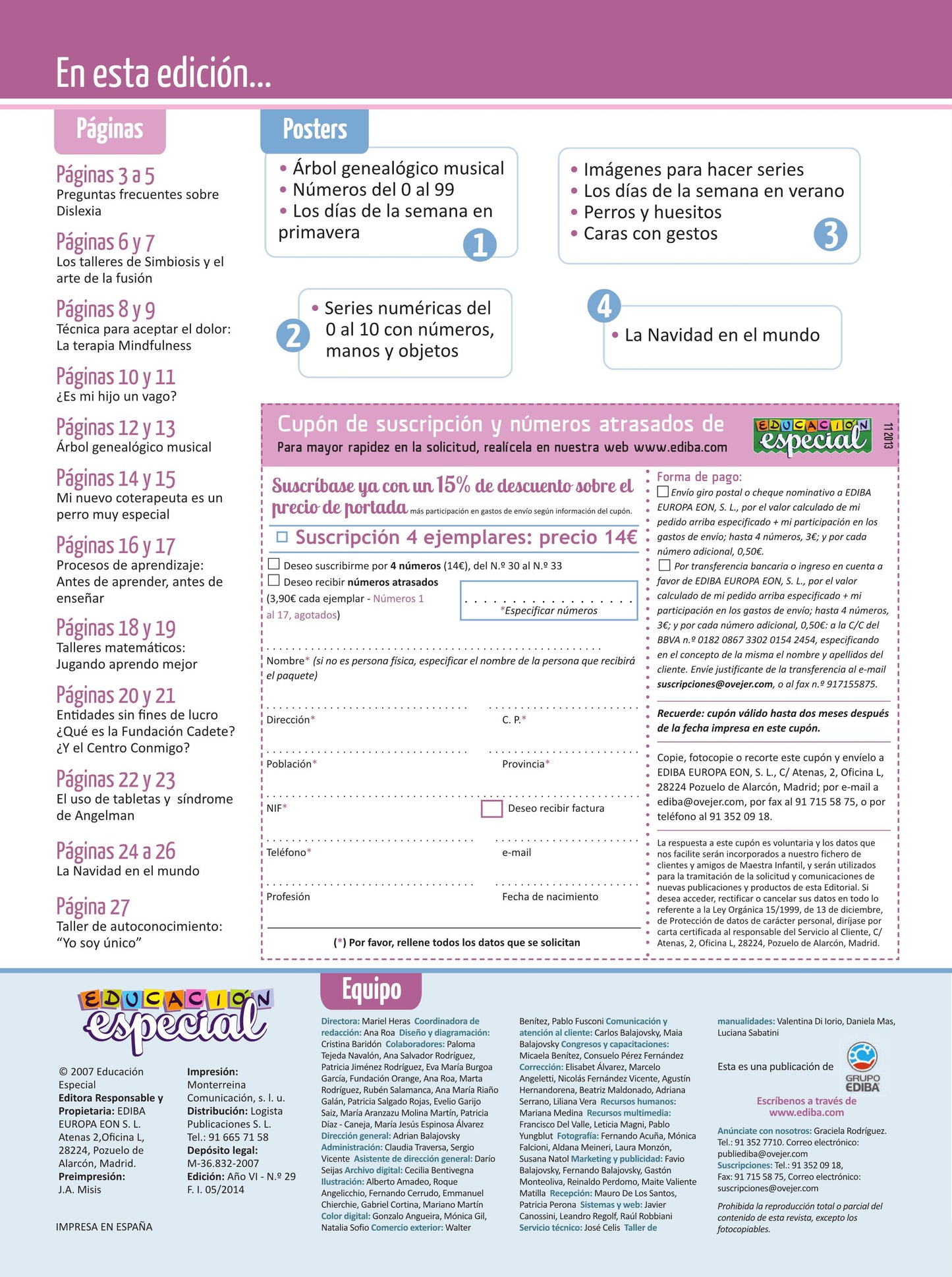 Educación Especial Nº 29