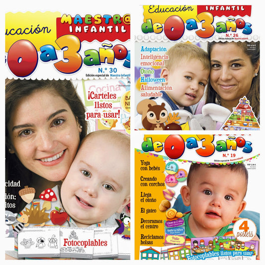 Educación de 0 a 3 años - Pack Digital Otoño
