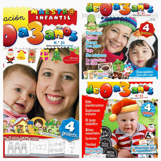 Educación de 0 a 3 años - Pack Digital Navidad
