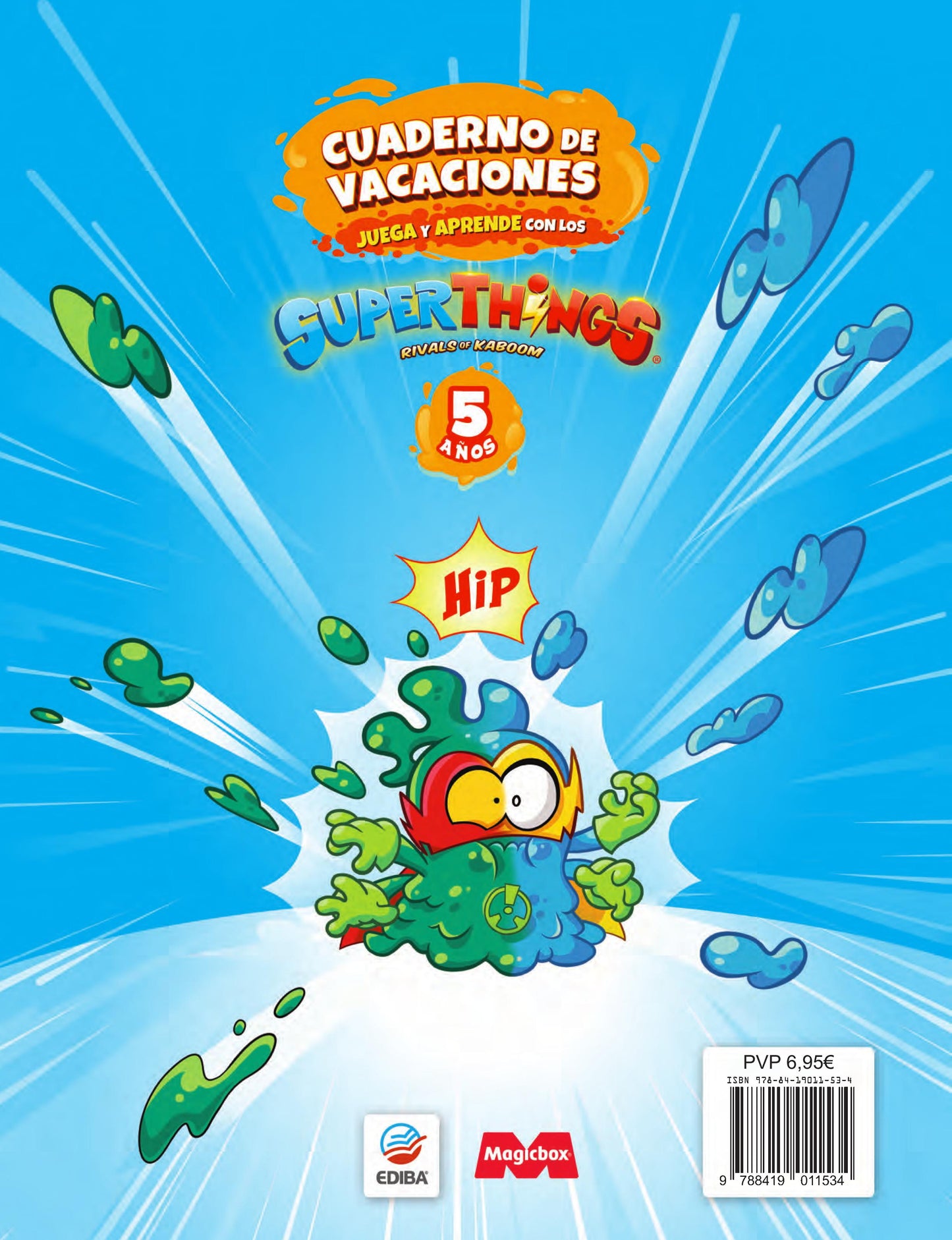 Cuaderno de Vacaciones 2024 - Juega y Aprende con los Superthings - 5 Años