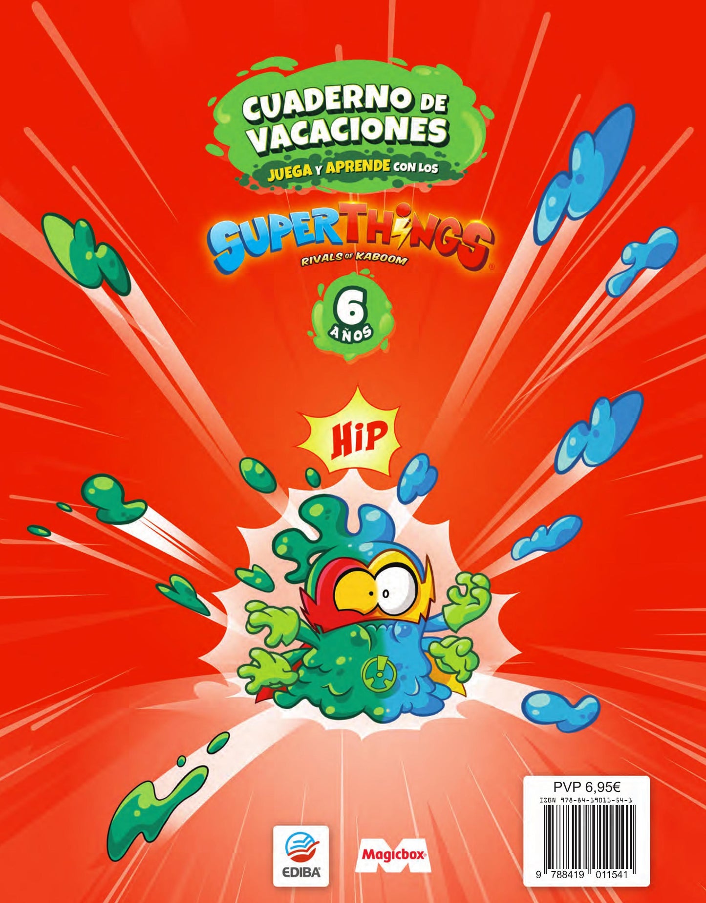 Cuaderno de Vacaciones 2024 - Juega y Aprende con los Superthings - 6 Años