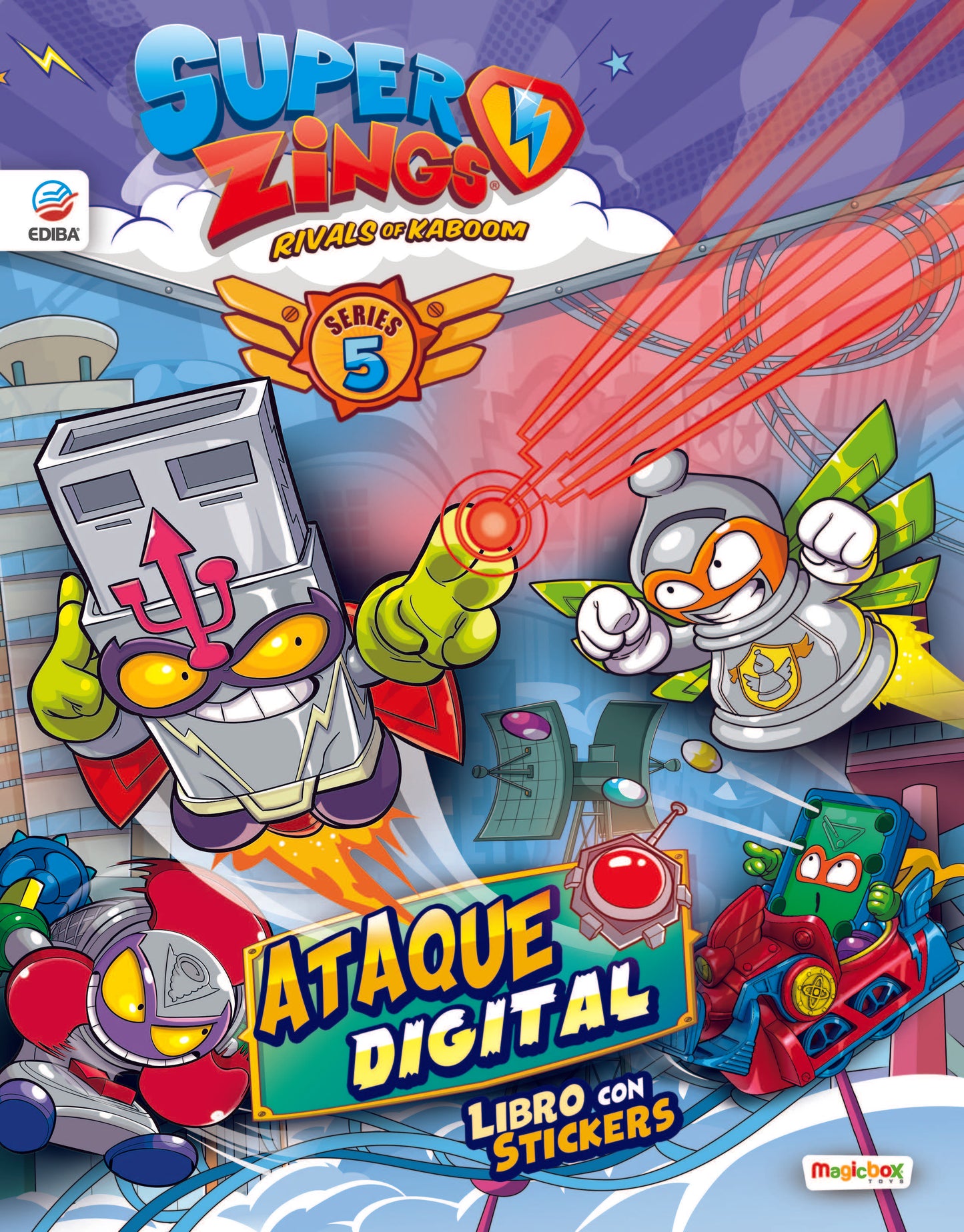 Libro con Stickers Superzings Nº 2 Series 5
