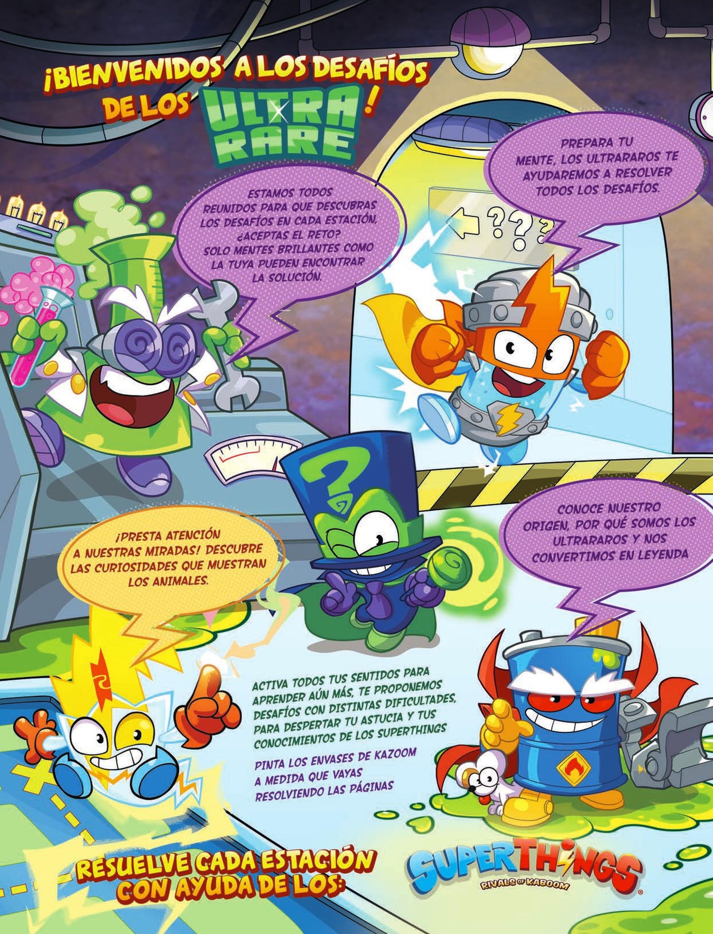 Actividades Educativas con los Superthings Nº 7 Serie Legends