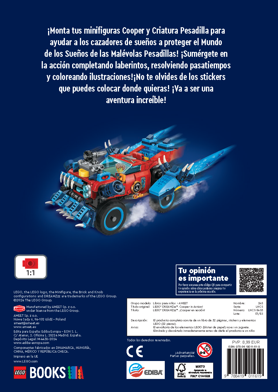 LEGO® DREAMZzz™ ¡Cooper en Acción!