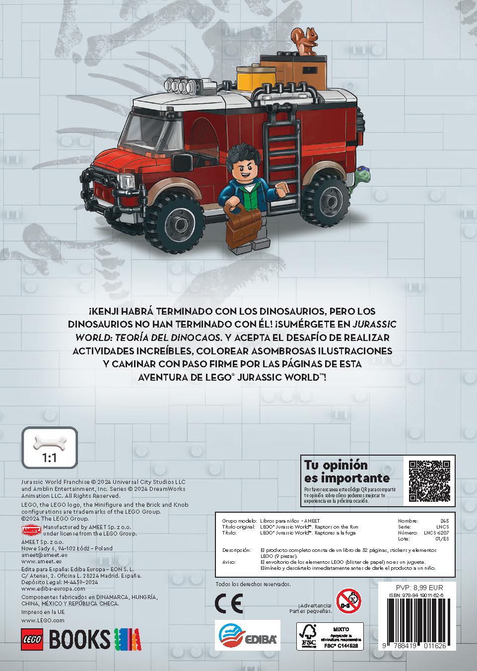 LEGO® Jurassic World™ - Raptores a la Fuga