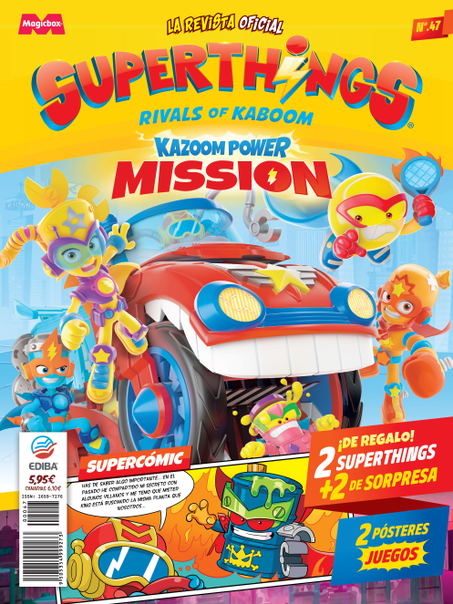 Superthings Nº 47 Serie Kazoom Power Mission