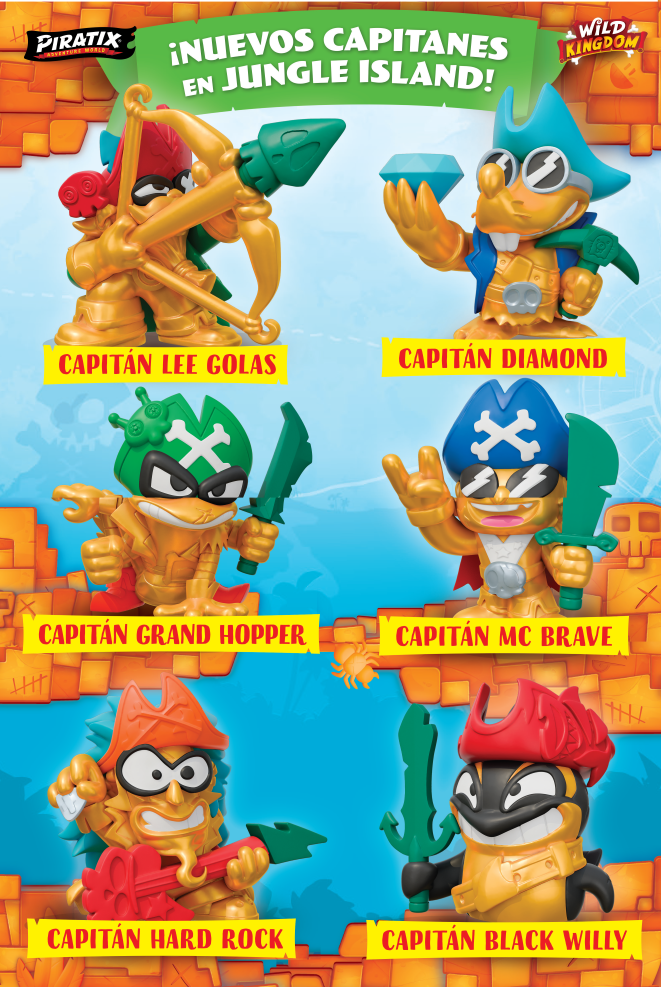 Revista Piratix Nº 6 Adventure World. Serie Wild Kingdom