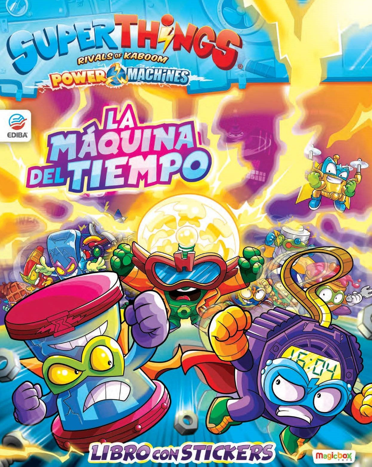 Libro con Stickers Superthings Nº 5 Serie Power Machines
