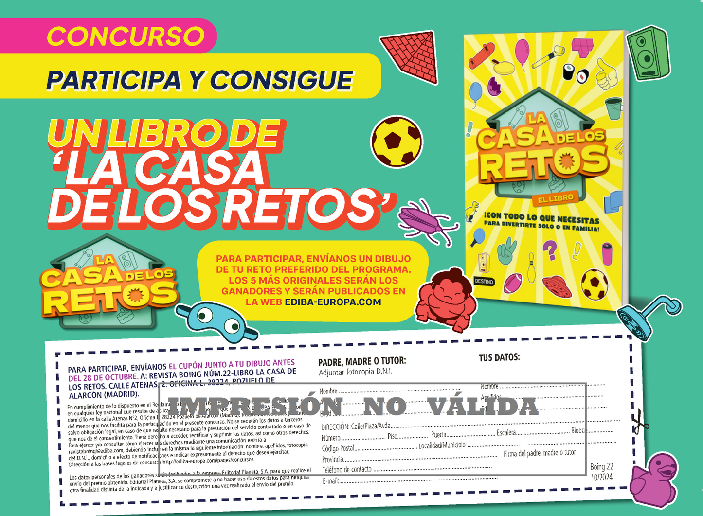 Concurso Libro de La Casa de los Retos