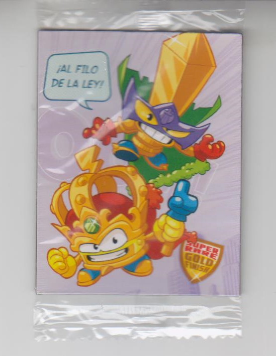 Imán Super Rare Gold Finish Superthings Serie Guardians of Kazoom