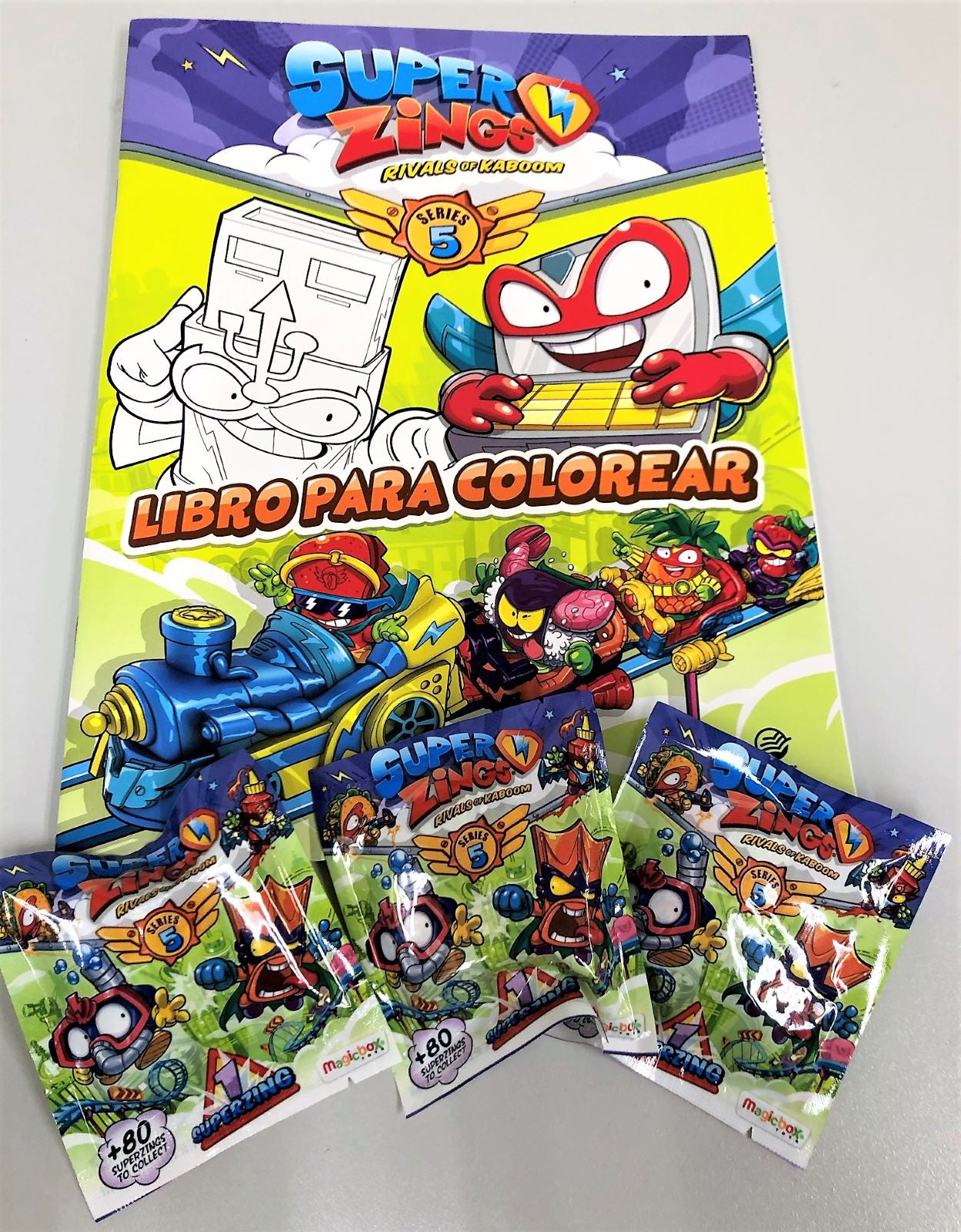 Libro para Colorear Superzings Nº 2 Series 5