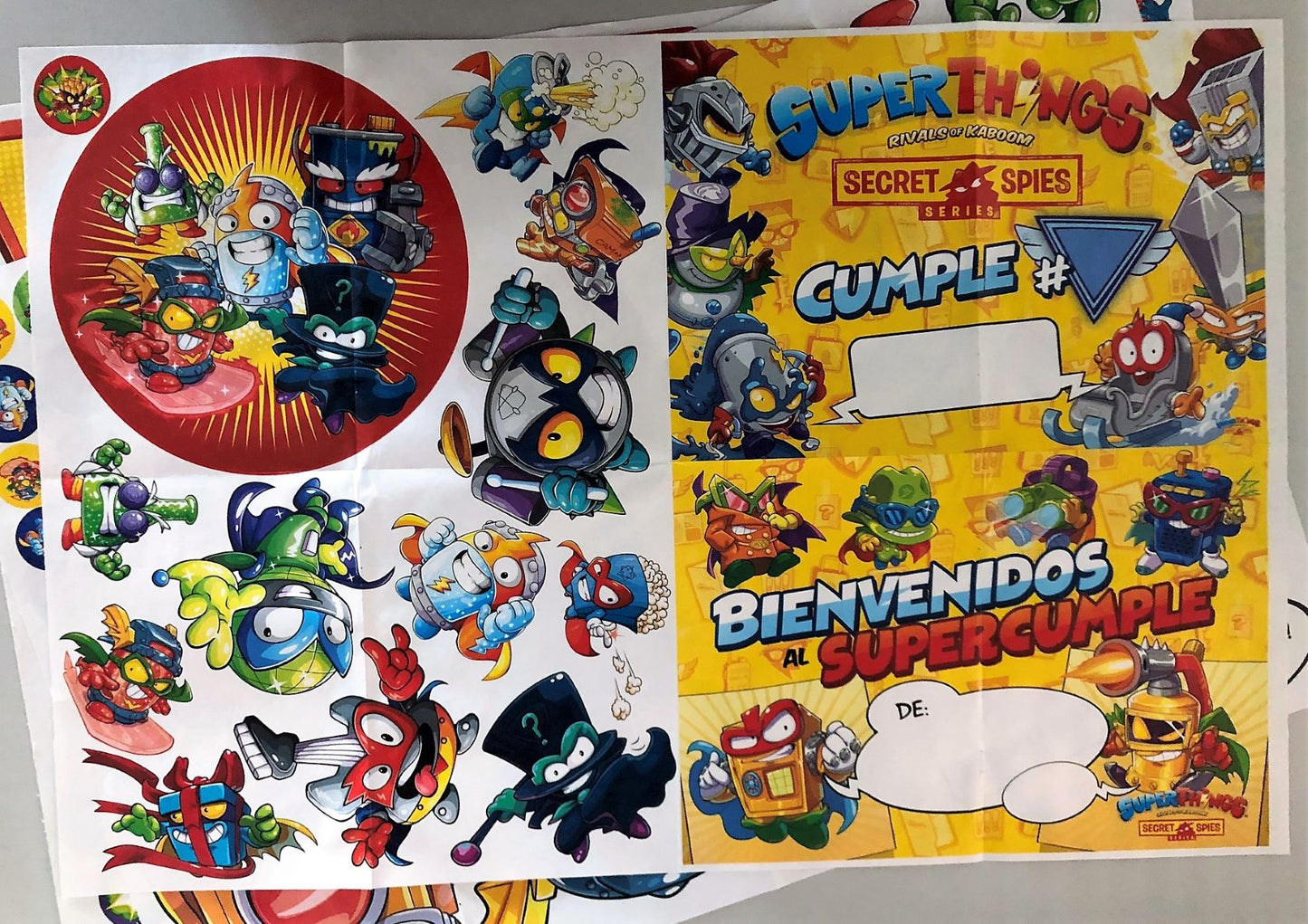 Cumpleaños con los Superthings