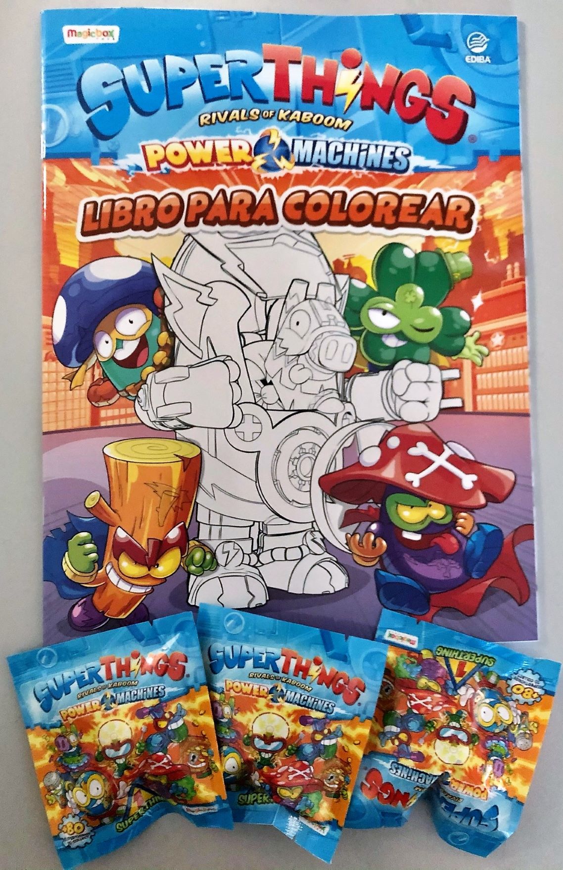 Libro para Colorear Superthings Nº 5 Serie Power Machines