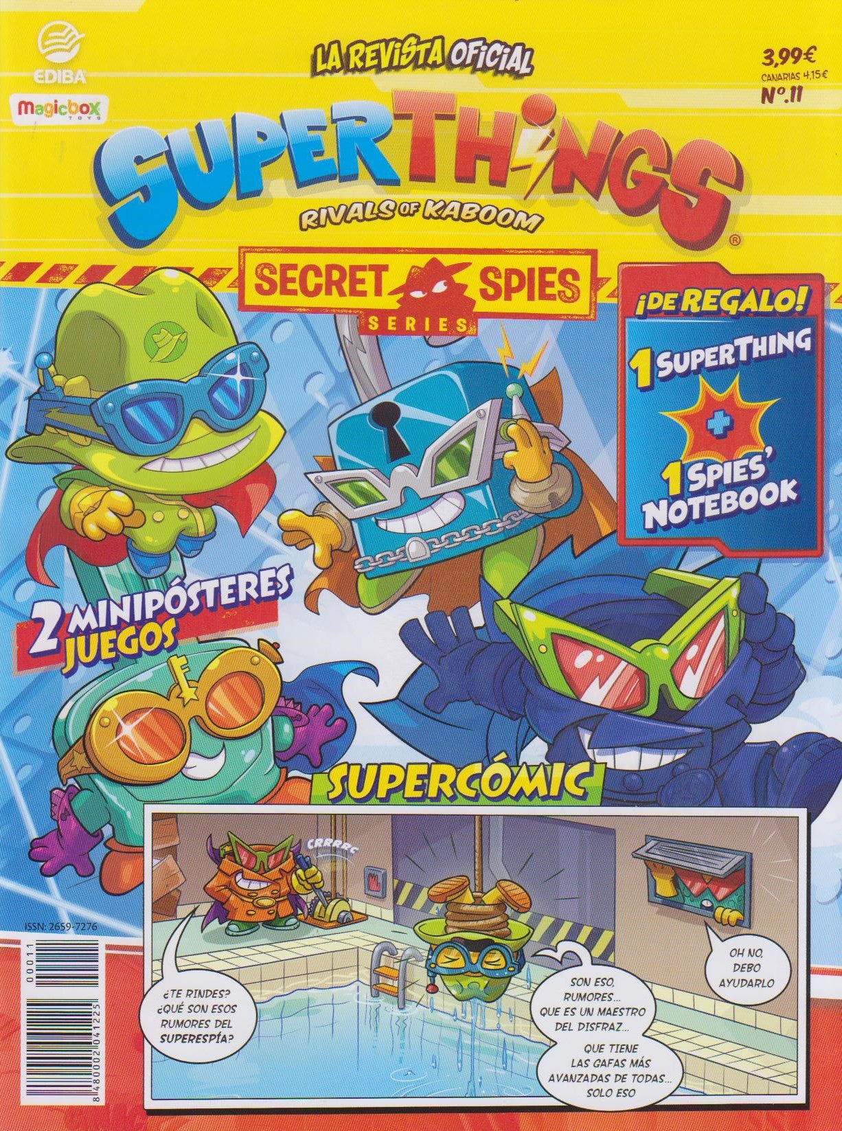 Superthings Nº 11 Serie Secret Spies