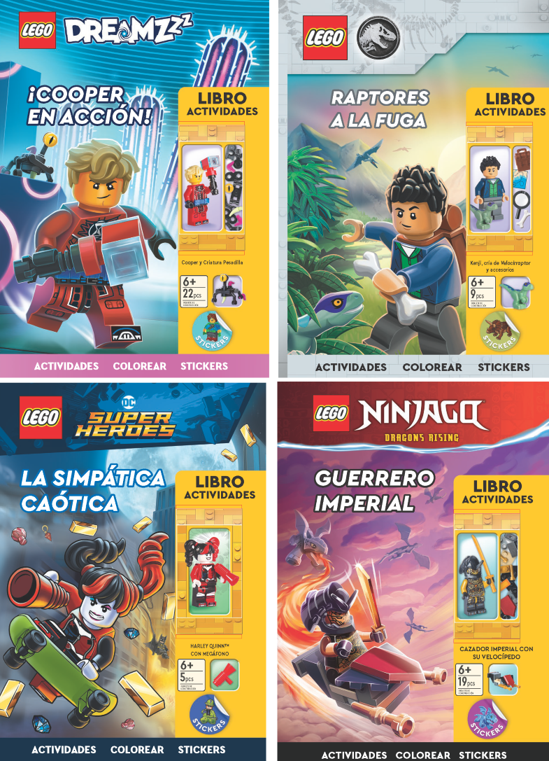 Pack Libros de Actividades LEGO Nº 2