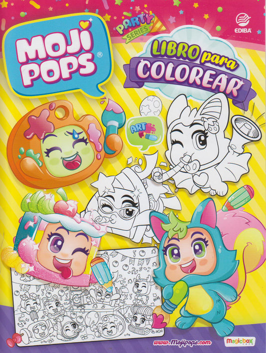 Libro para Colorear MojiPops Nº 3