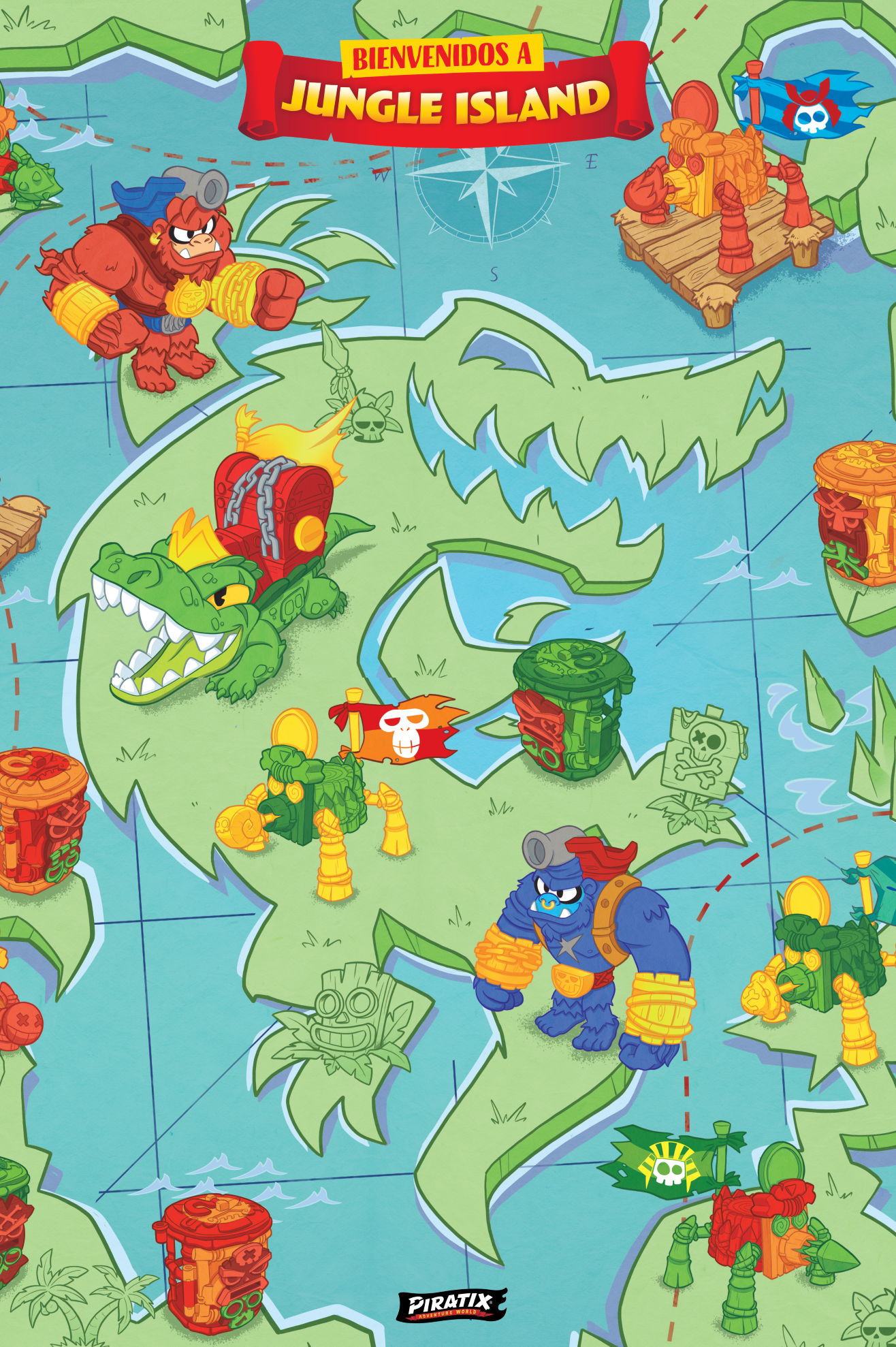Revista Piratix Nº 3 Adventure World. Serie Crazy Jungle