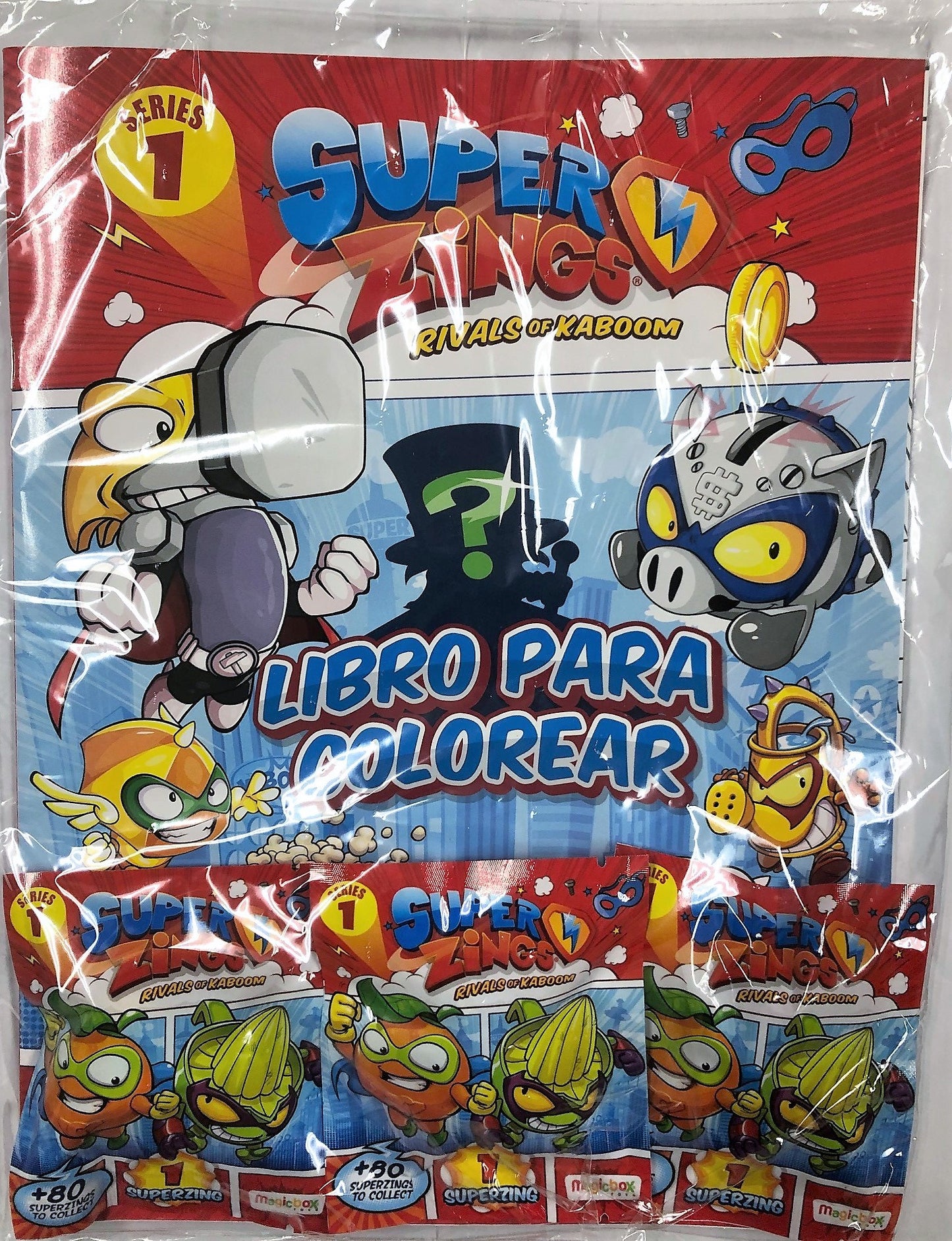 Libro para Colorear Superzings Nº 6 Series 1