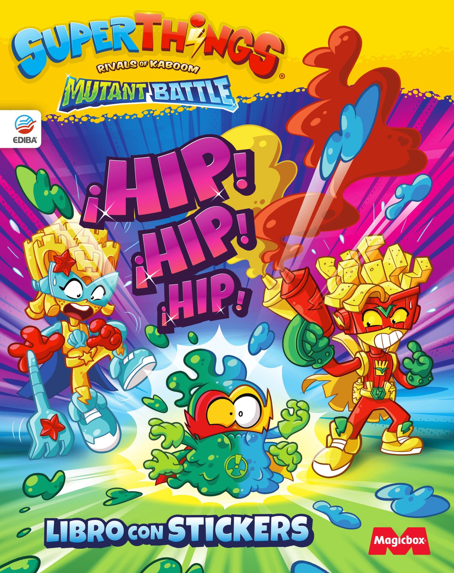 Libro con Stickers Superthings Nº10 Serie Mutant Battle