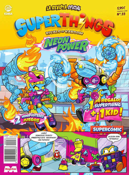 Superthings Nº 33 Serie Neon Power
