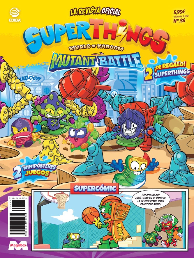 Superthings Nº 36 Serie Mutant Battle