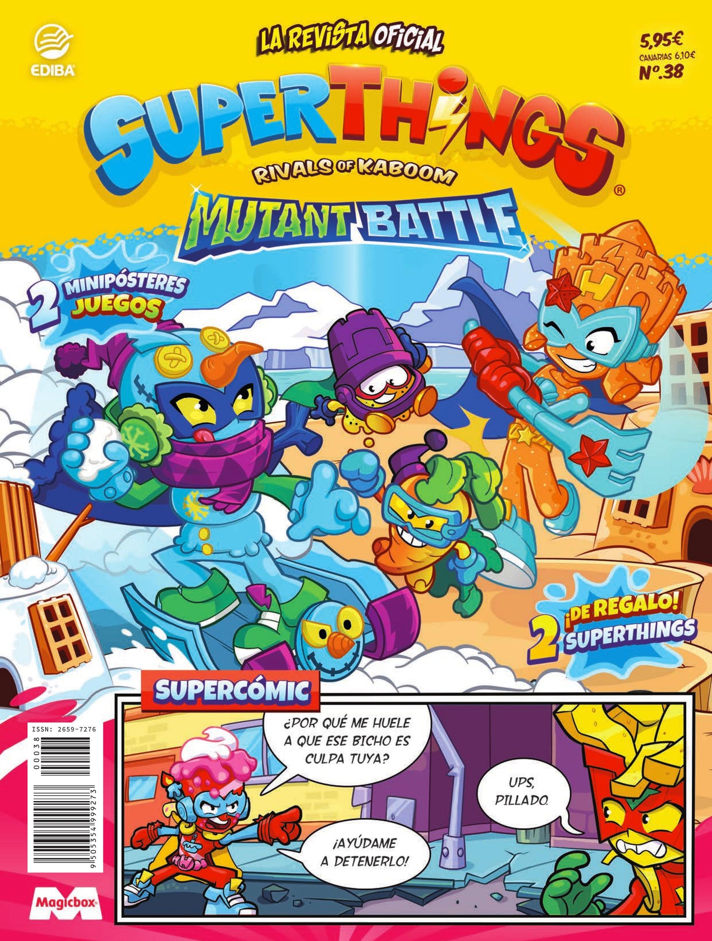 Superthings Nº 38 Serie Mutant Battle
