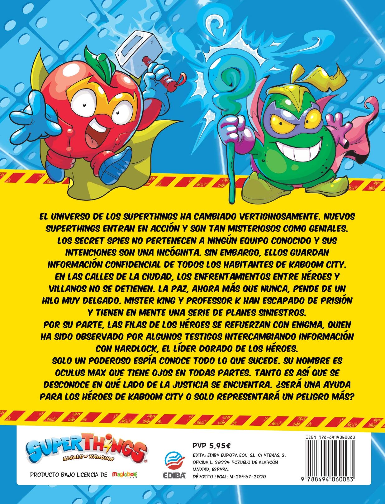 Libro para Colorear Superthings Nº 4 Serie Secret Spies