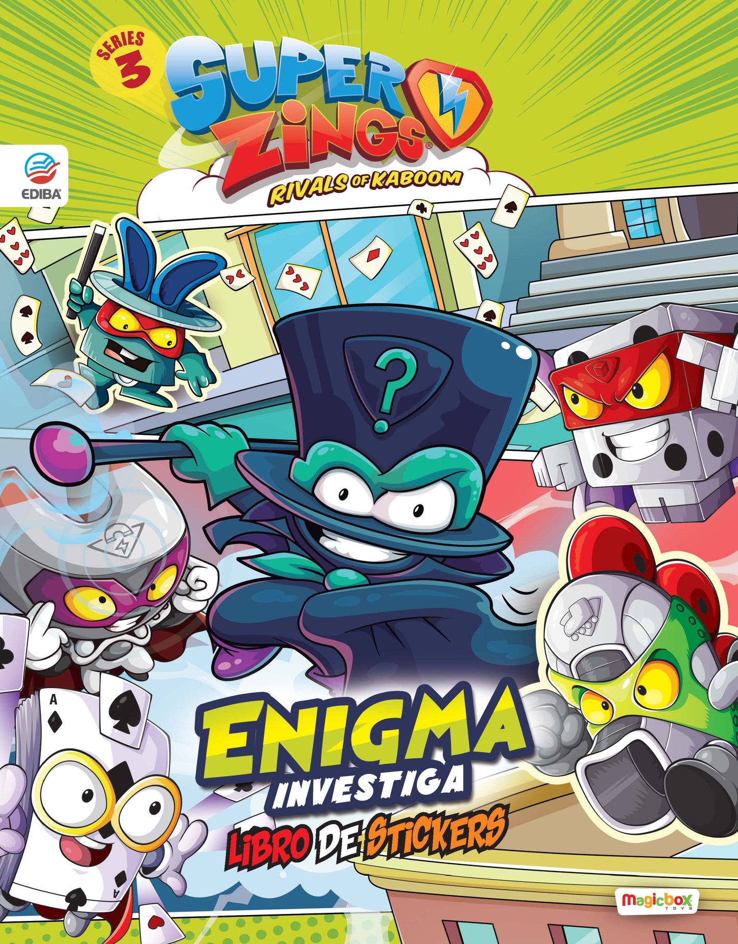Libro con Stickers Superzings Nº 3 Series 3