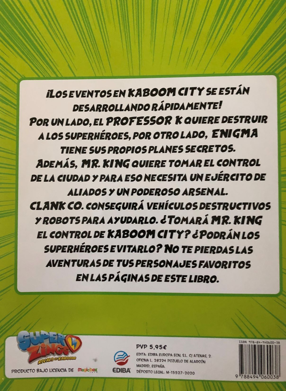 Libro para Colorear Superzings Nº 3 Series 3