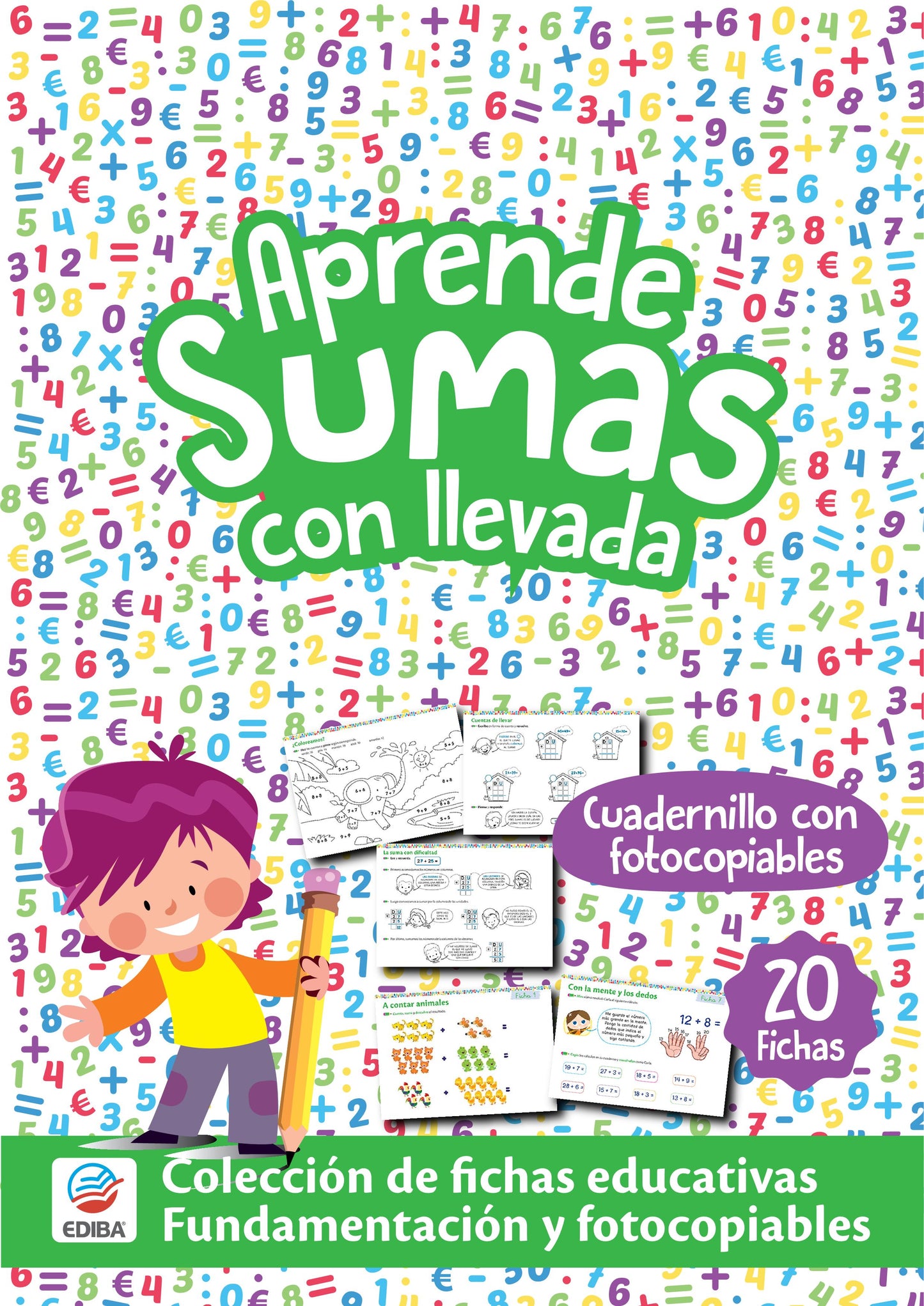 Fichas Educativas Nº10 - Aprende Restas con llevada