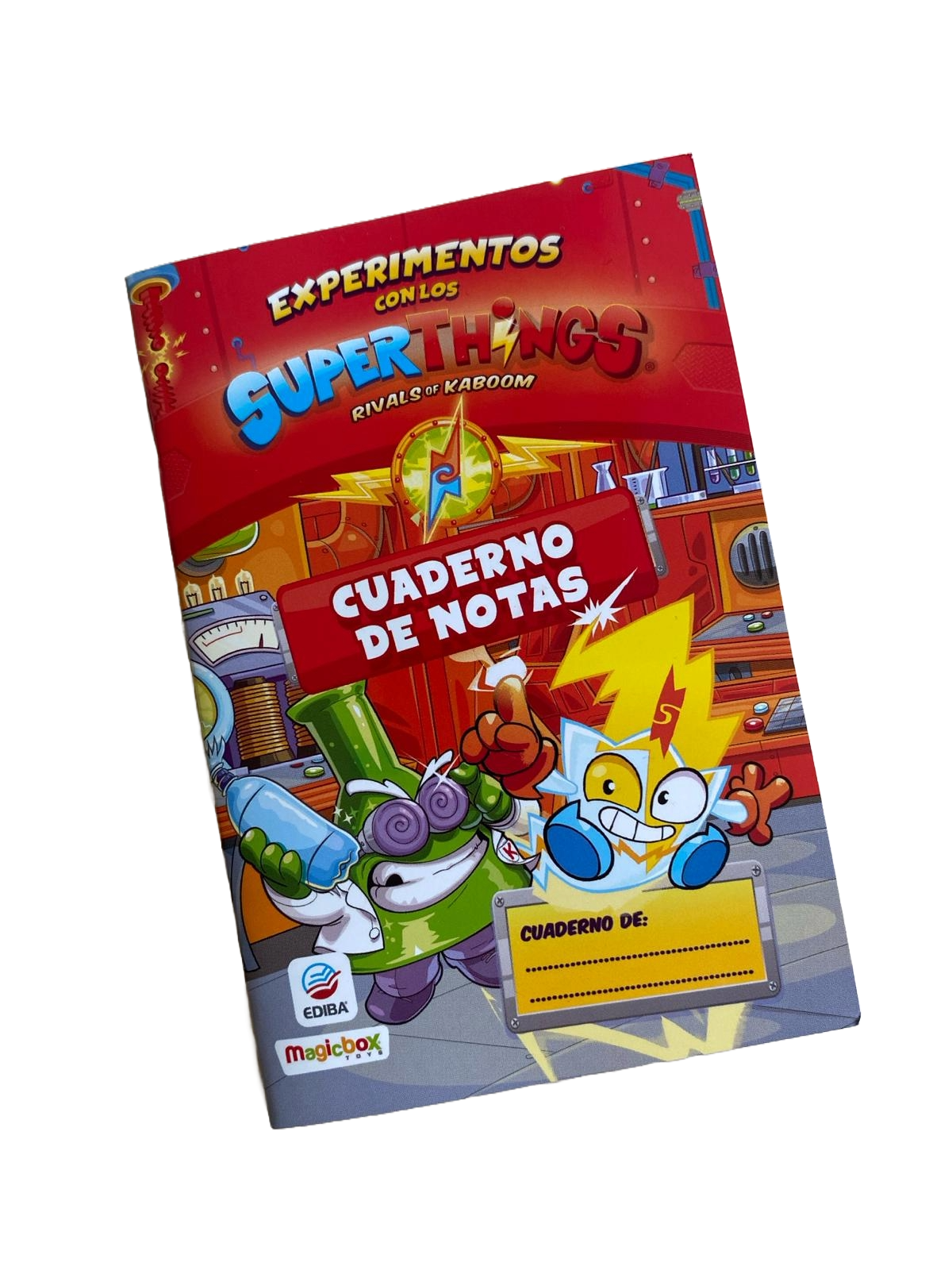 Cuaderno Notas Experimentos con los Superthings
