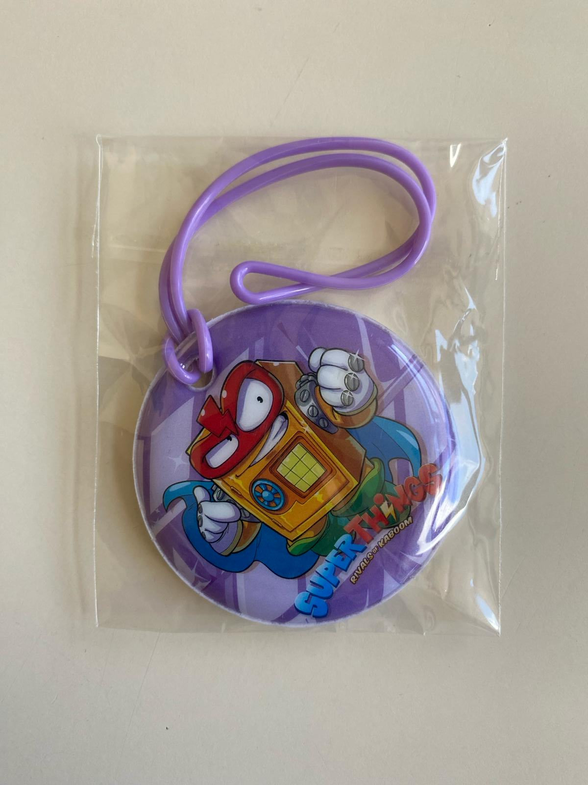 Colgante Mochila Morado Superthings Serie Secret Spies