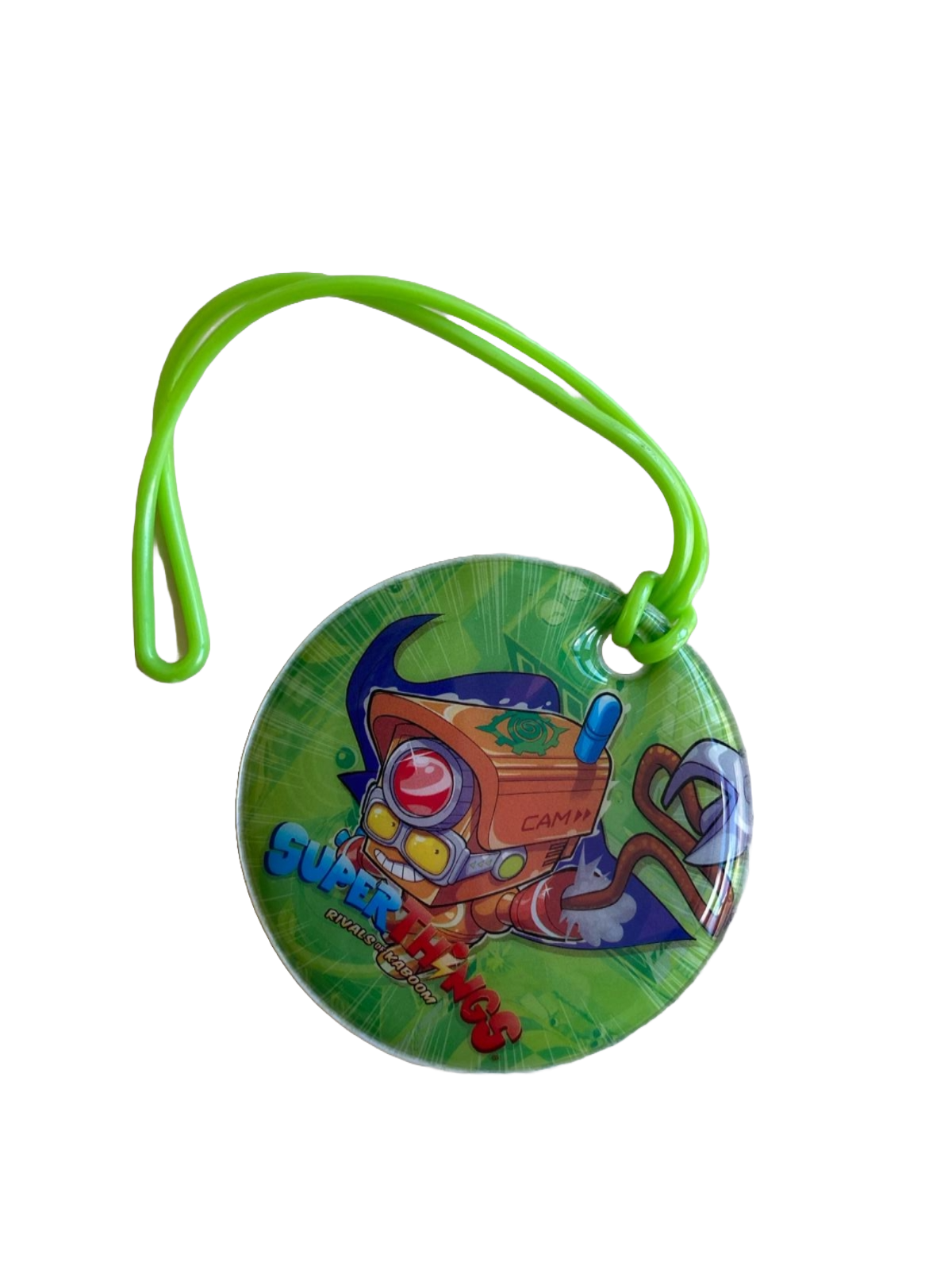 Colgante Mochila Verde Superthings Serie Secret Spies
