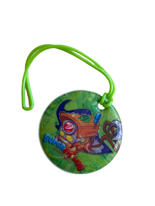 Colgante Mochila Verde Superthings Serie Secret Spies