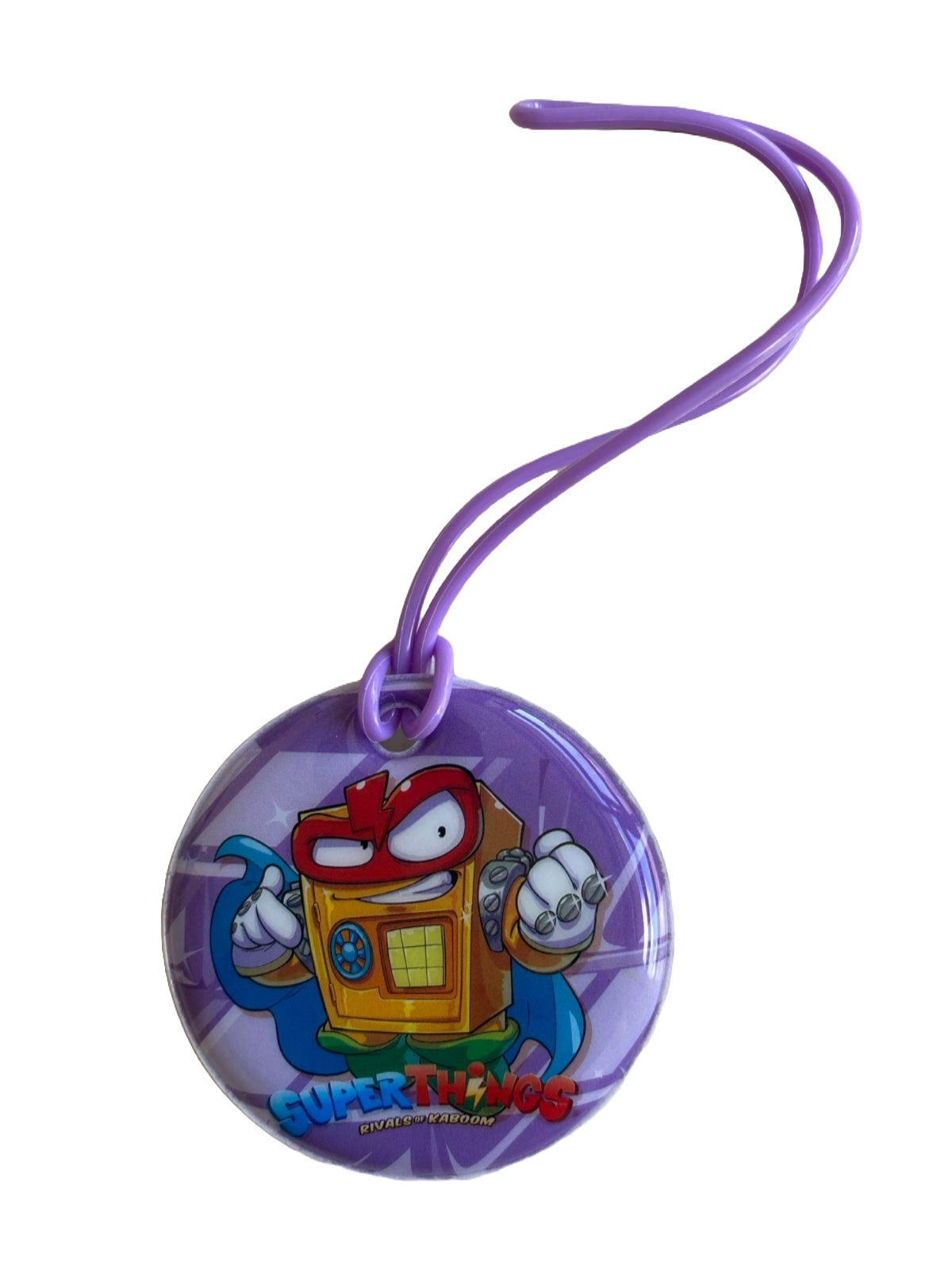 Colgante Mochila Morado Superthings Serie Secret Spies
