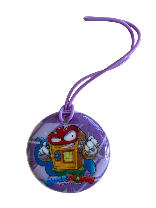 Colgante Mochila Morado Superthings Serie Secret Spies