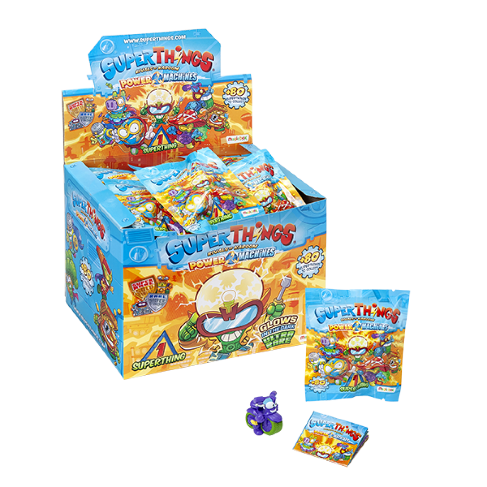 Pack 10 Sobres Superthings Serie Power Machines
