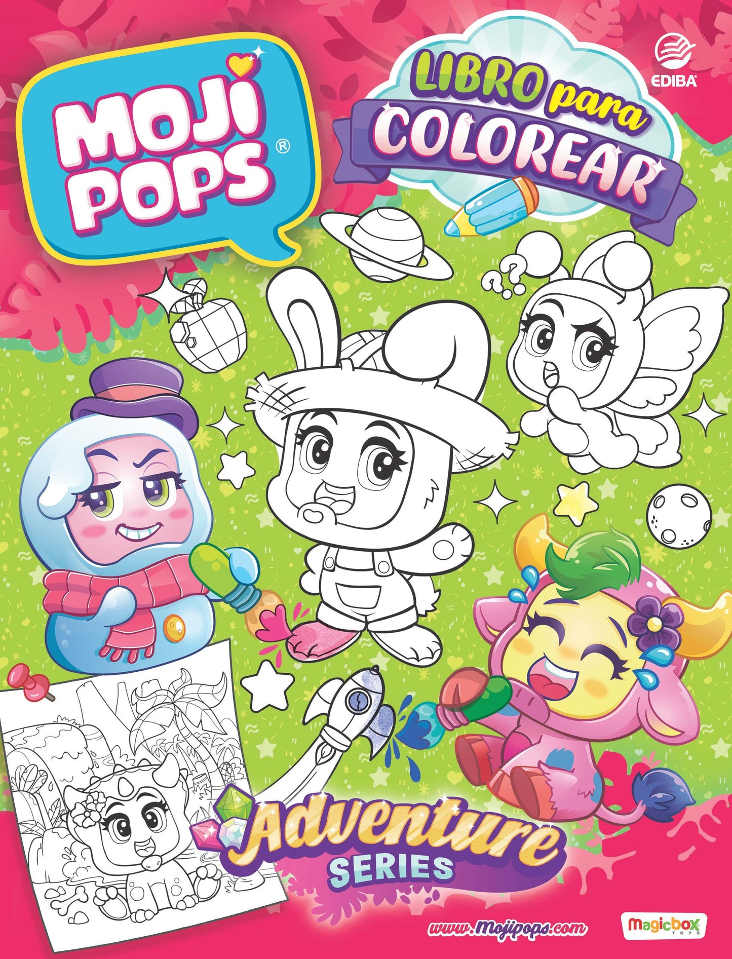 Libro para Colorear MojiPops Nº 1
