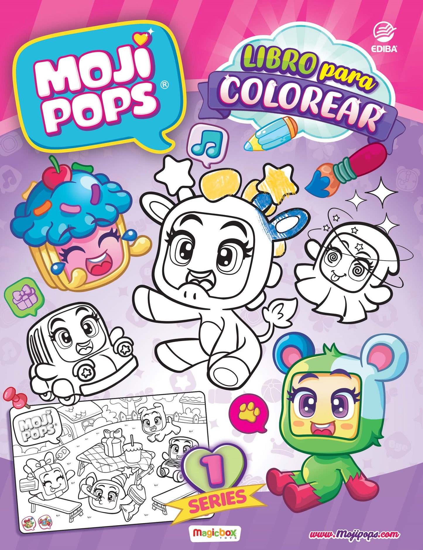 Libro para Colorear MojiPops Nº 2