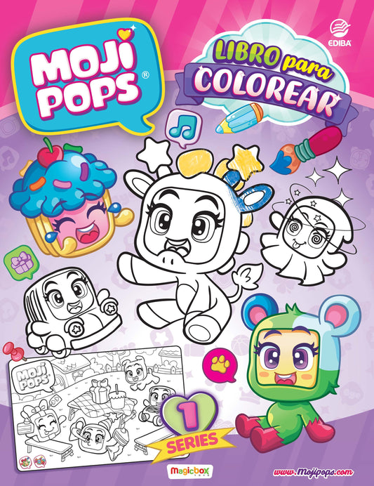 Libro para Colorear MojiPops Nº 2