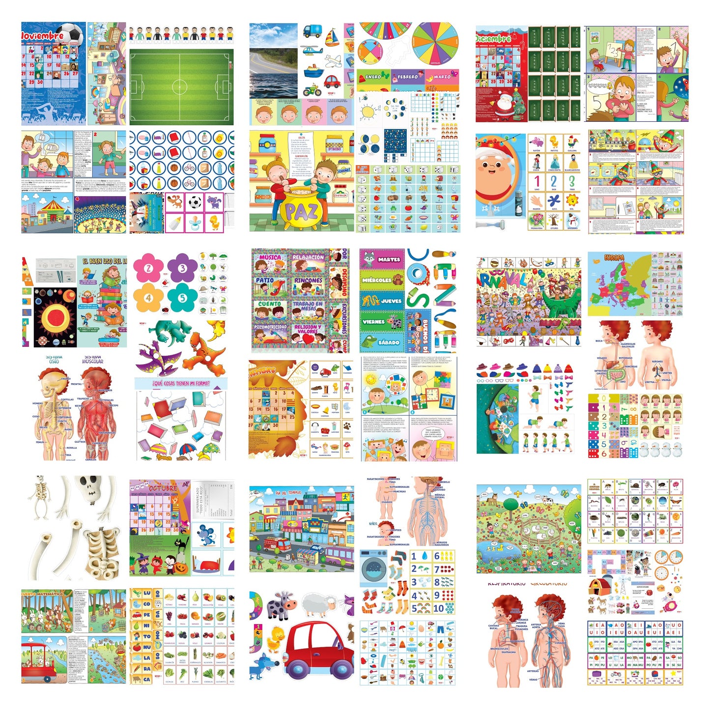 Maestr@ Infantil - Pack Digital Posters