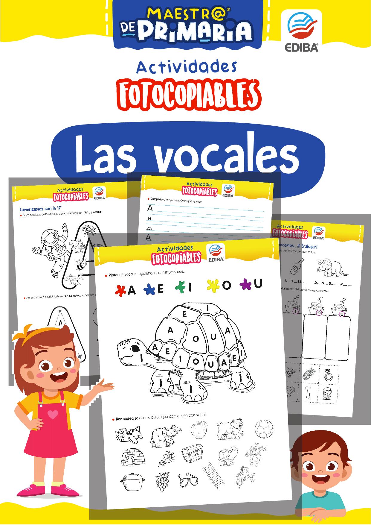 Actividades Fotocopiables: Las Vocales