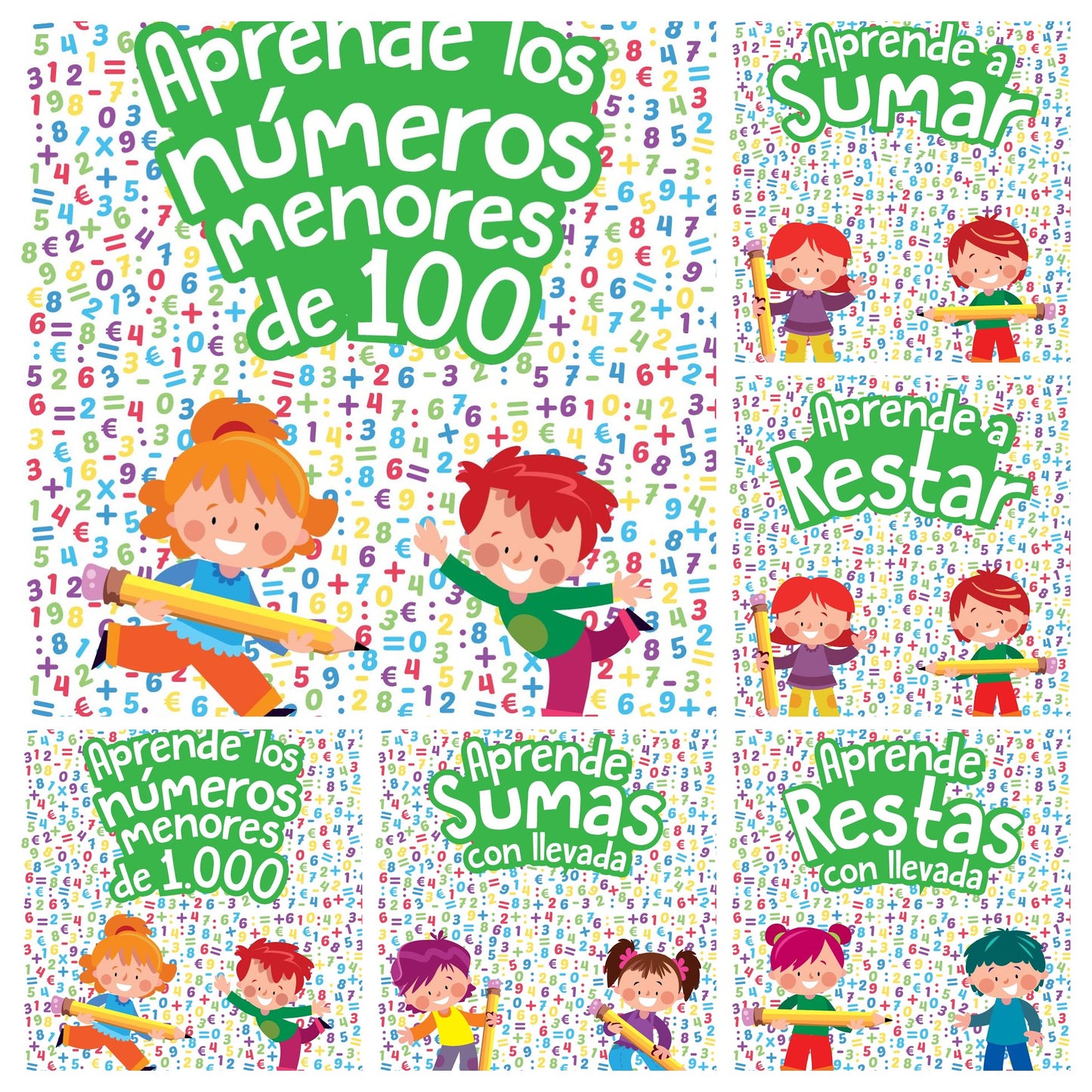 Colección Fichas Educativas Matemáticas
